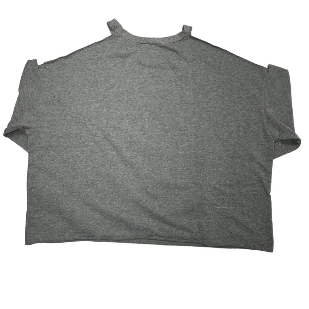 Shein Cold Shoulder Long Sleeve Crop Shirt (2X) - Picture 2 of 8